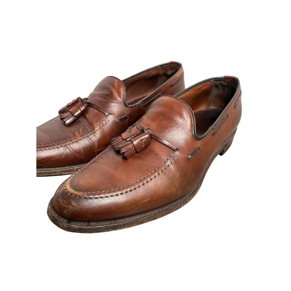 Allen Edmonds Grayson 8272 Tassel Loafers Men 10 Leather Handcrafted in USA